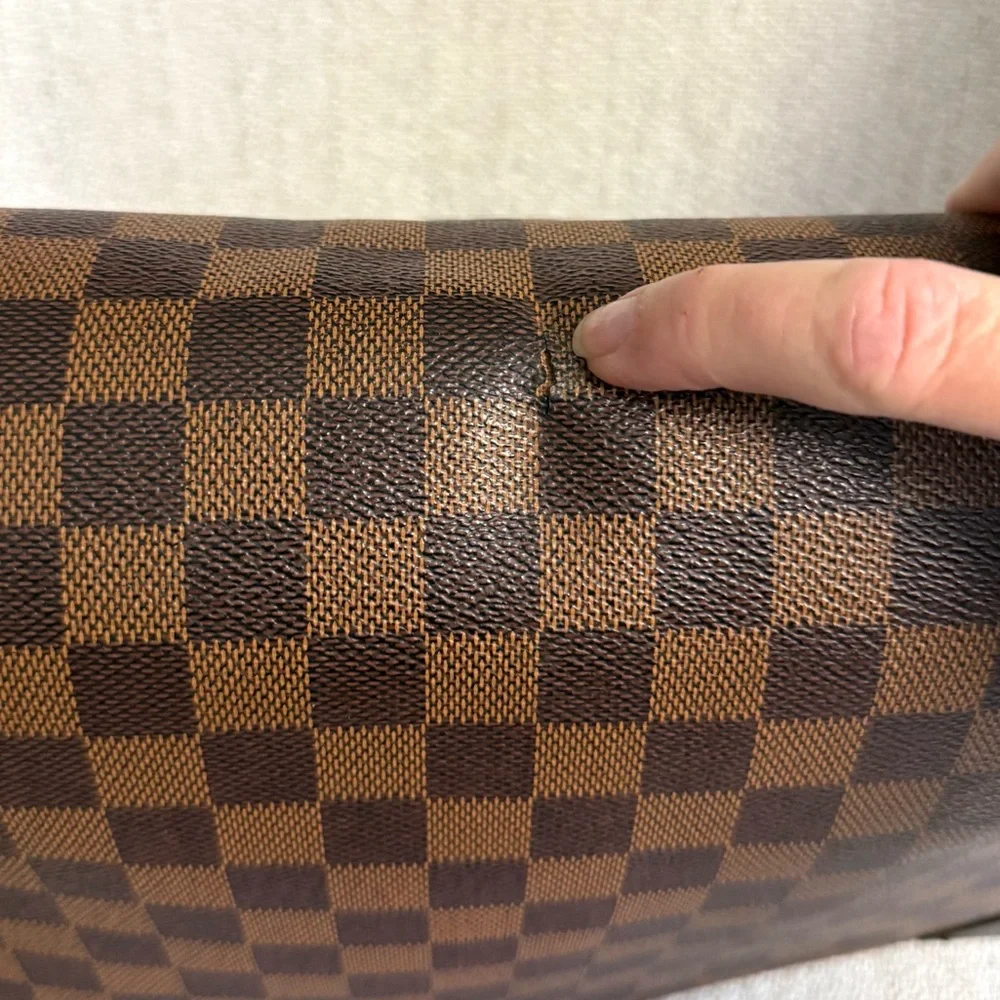 Authentic Louis Vuitton Ebene Shelton MM Damier unisex messanger bag brown - Picture 5 of 16